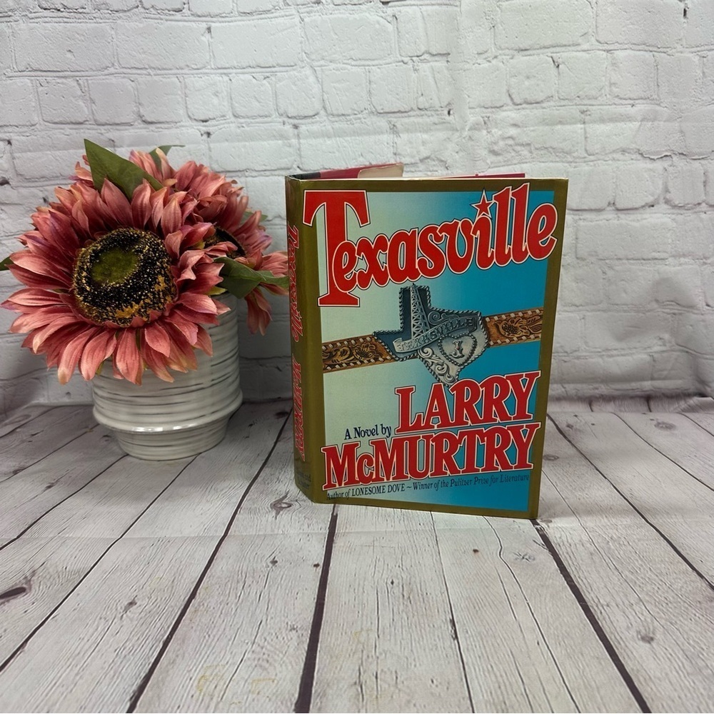 vintage 1987 novel hearback book Texasville Novel by Larry McMurtry western